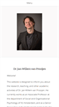 Mobile Screenshot of janwillemvanprooijen.com